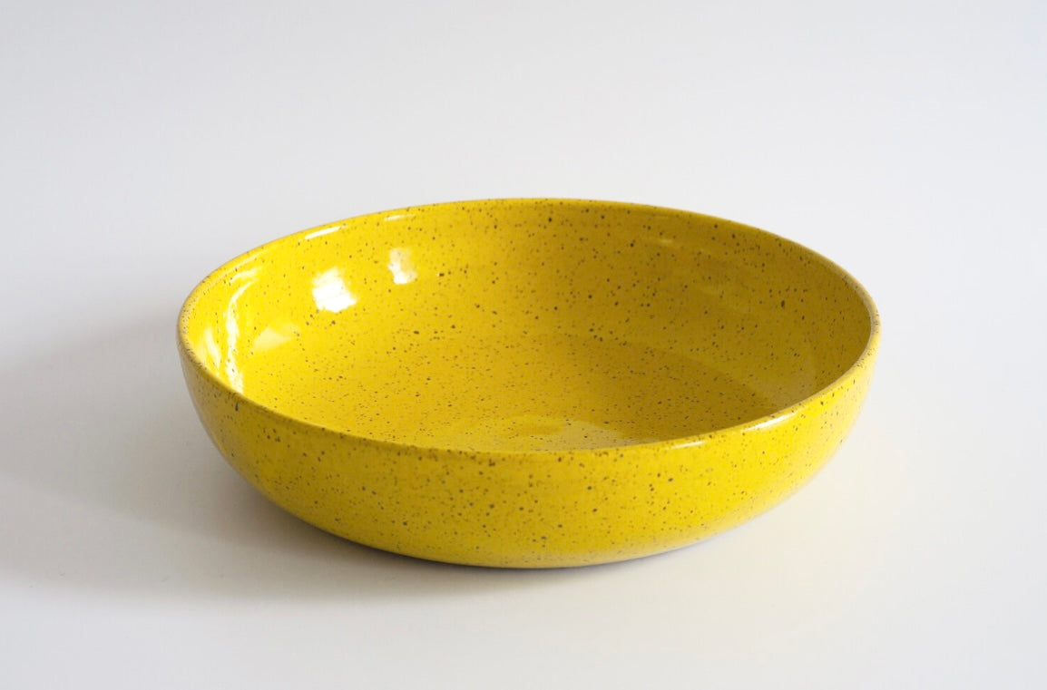 Rachael Sharf- Large Pasta Plate Yellow