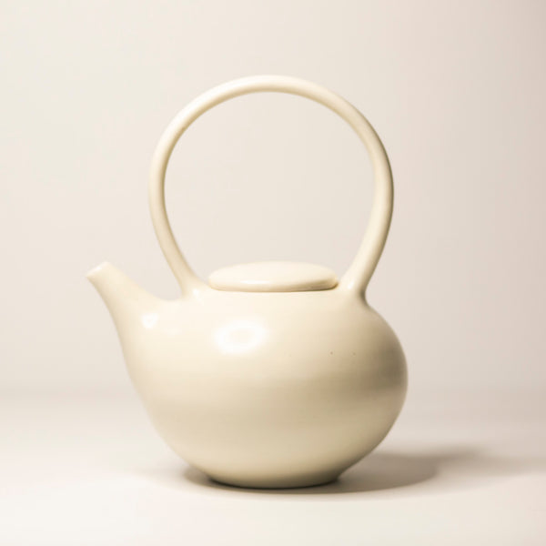 Chelonia Ceramics - Handmade Teapot - Satin White